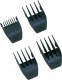 Набор насадок к машинке для стрижки волос Wahl 3166 (4шт, черный) - 