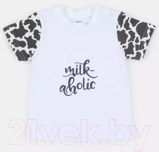 Комплект одежды для малышей Rant Milk-Aholic со штанишками / 2-81 (белый, р.68) — фото 2