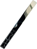 Ручка для мебели KMS Moderno Mix 128мм / K160-128-CB (хром/черный) - 