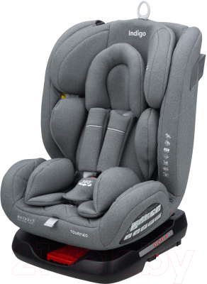 Автокресло INDIGO Tourneo Isofix (светло-серый)