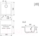 Миниатюра изображения товара Мойка кухонная Mixline ML-GM14 551907 (ультра-белый)