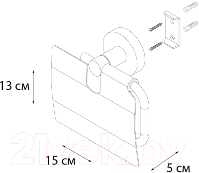 Держатель для туалетной бумаги Fixsen Comfort FX-85010 (хром)