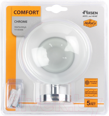 Мыльница Fixsen Comfort FX-85008 (хром)