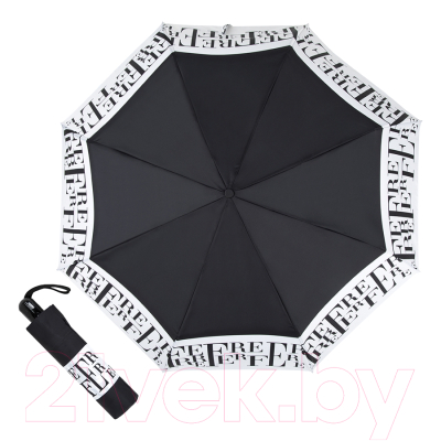 Зонт складной Gianfranco Ferre 6034-OC Logo Black