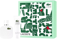 Парфюмерный набор Lacoste L.12.12 Blanc Туалетная вода 50мл + Гель для душа 50мл - 