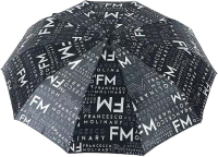 Зонт складной Francesco Molinary 734-23582-FM-BKW (черный) - 