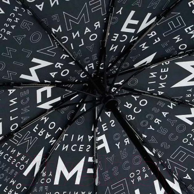 Зонт складной Francesco Molinary 734-23582-FM-BKW (черный)