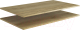 Комплект полок для корпусной мебели Евва Лайн / ЛН-2P1U.94 (дуб кантри золотой) - 