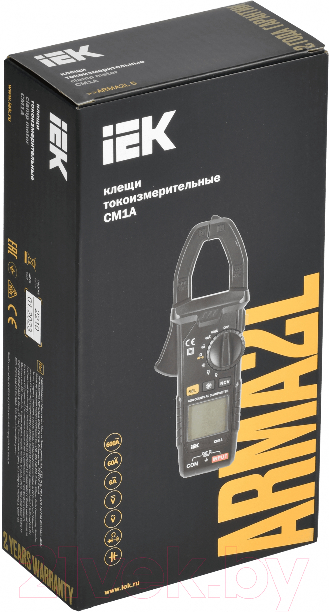 Клещи токоизмерительные IEK CM1A / A2L5-CM11-01 ARMA2L