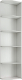 Угловое окончание для шкафа Евва Лайн / ЛН-TU.220.60.01 (бодега белый) - 