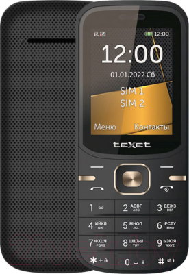 Мобильный телефон Texet TM-216 (черный)