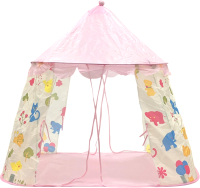 Детская игровая палатка Sharktoys Шатер полянка / 15900001 (розовый) - 