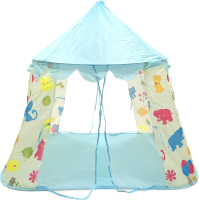 Детская игровая палатка Sharktoys Шатер полянка / 15900002 (голубой) - 