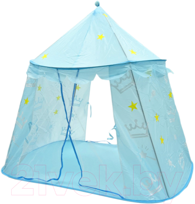 Детская игровая палатка Sharktoys Шатер корона / 15900003 (голубой)