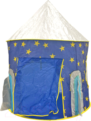 Детская игровая палатка Sharktoys Шатер ракета / 15900005 (синий)