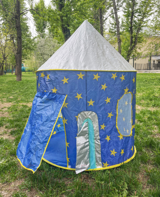 Детская игровая палатка Sharktoys Шатер ракета / 15900005 (синий)