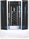 Душевая кабина Водный мир ВМ-8828 150x85 (черный/тонированное стекло) - 