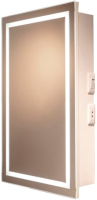 Шкаф с зеркалом для ванной Silver Mirrors Hamburg White 46.2x76.2 / LED-00002670 - 