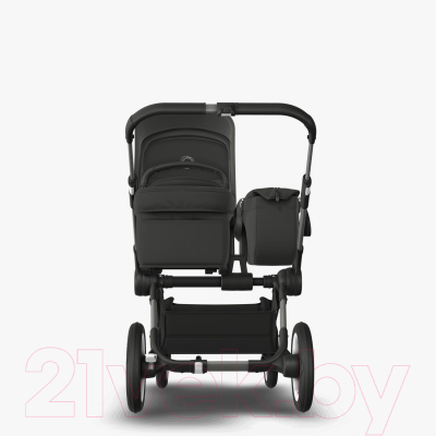 Детская универсальная коляска Bugaboo Donkey 5 2 в 1 с капюшоном (Black/Forest Green)