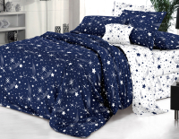 Комплект постельного белья Luxsonia Звездная ночь / Эф220 (70x70) - 