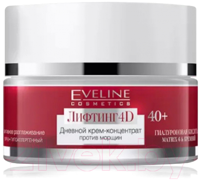 Крем для лица Eveline Cosmetics Концентрат Лифтинг 4D Дневной Против морщин 40+ (50мл)
