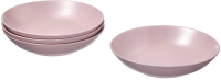 Набор тарелок Swed house Djup Talltik MR3-18 (светло-розовый) - 