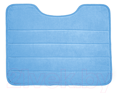 Набор ковриков для ванной и туалета Вилина Велюр / 7173 (50x80, 50x50, голубой)