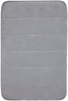 Набор ковриков для ванной и туалета Вилина Велюр 7174 (60x100, 50x60, светло-серый)