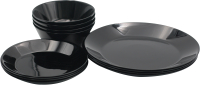 Набор столовой посуды Swed house Matset MR3-59 (черный) - 