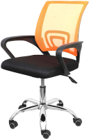 Кресло офисное Деловая обстановка Омега ВМ-520М (черный/оранжевый) - 