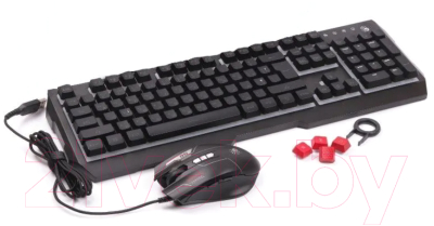 Клавиатура+мышь A4Tech Bloody B1700 (черный)
