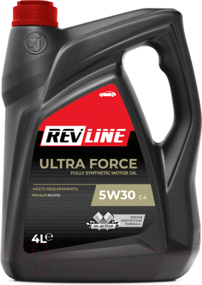 Моторное масло Revline Ultra Force C4 5W30 / RUFC45304 (4л)