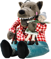 Набор мягких игрушек Swed house Palsleksaker Волк и бабушка MR3-610 - 