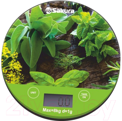 Кухонные весы Sakura SA-6076G (зелень)