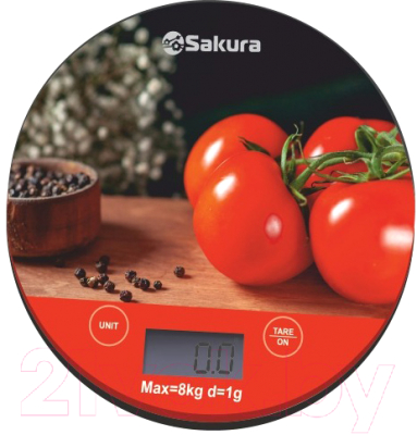 Кухонные весы Sakura SA-6076TP (помидоры и перец)
