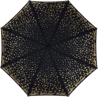 Зонт складной Moschino 8610-OCA Golden Letters Black - 