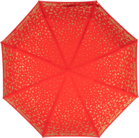 Зонт складной Moschino 8610-OCC Golden Letters Red - 