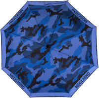 Зонт складной Moschino 8893-OCF Camouflage Blue - 