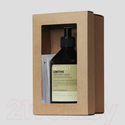 Набор косметики для тела и волос Insight Dermo-Calming Shampoo+Sample Sachet Cleanser+Body Cream (400мл)