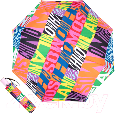 Зонт складной Moschino 8940-OCА Moschino Color Blocks Multi