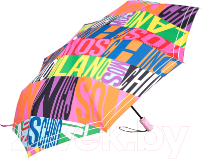Зонт складной Moschino 8940-OCА Moschino Color Blocks Multi