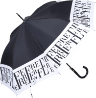 Зонт-трость Gianfranco Ferre 6033-LA Logo Black - 