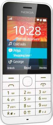Мобильный телефон Nokia 220 Dual (белый) - общий вид