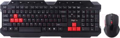 Клавиатура+мышь DigiOn PTSMK25660AG - общий вид