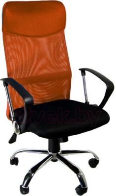 Кресло офисное Деловая обстановка Бета (оранжевый) - реальный цвет модели может немного отличаться