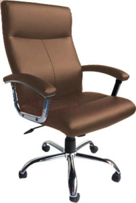 Кресло офисное Деловая обстановка Фаворит MFM (коричневый) - реальный цвет модели может немного отличаться