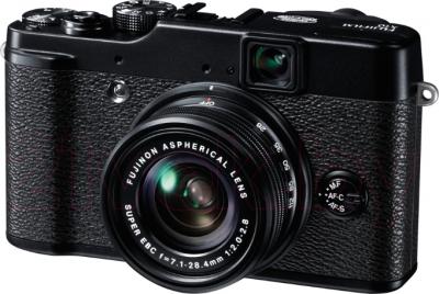 Компактный фотоаппарат Fujifilm FinePix X-10 (черный) - общий вид