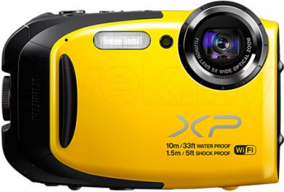 Компактный фотоаппарат Fujifilm FinePix XP70 (Yellow) - общий вид