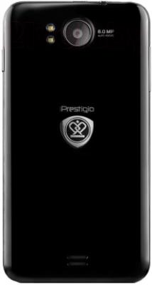 Смартфон Prestigio MultiPhone 5307 Duo (черный) - задняя панель