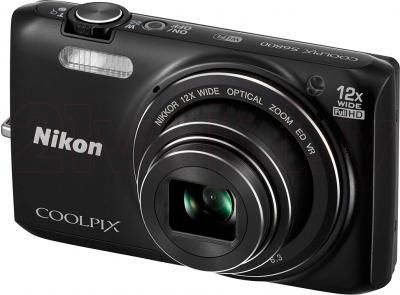 Компактный фотоаппарат Nikon Coolpix S6800 (Black) - общий вид